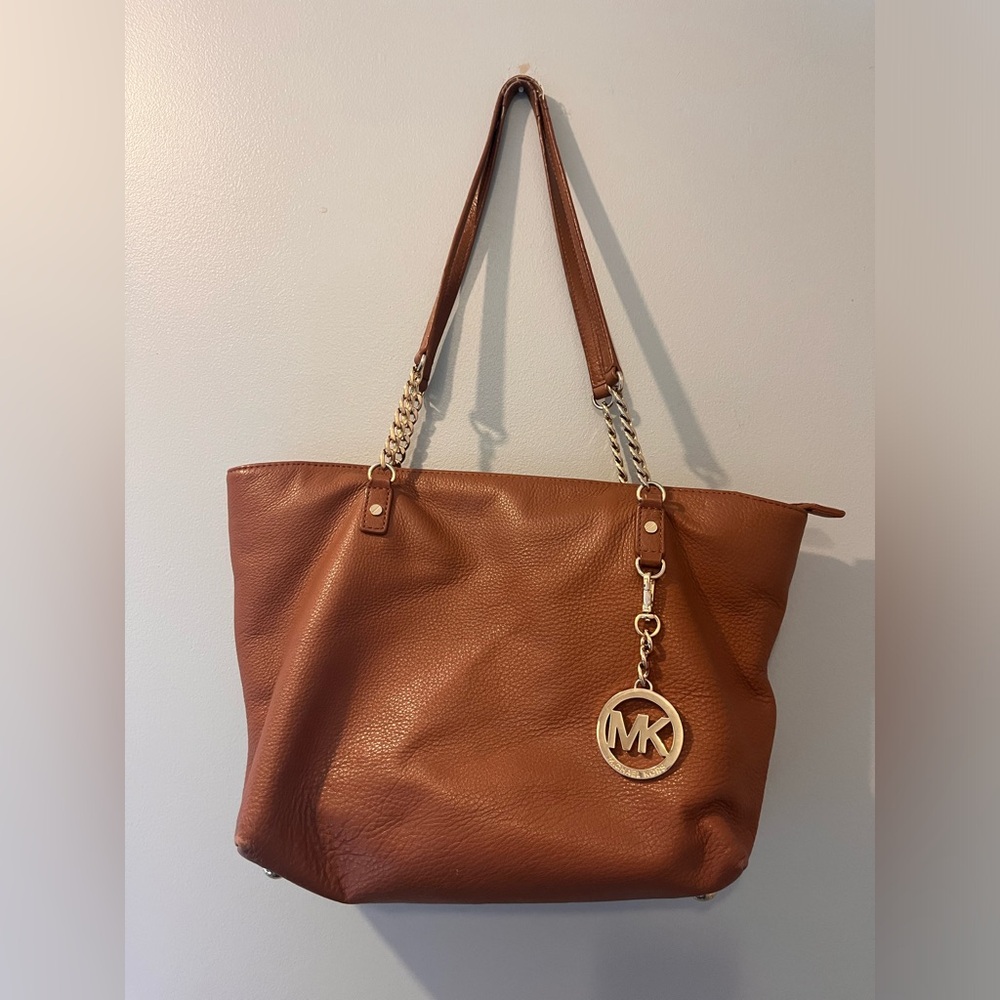 Michael Kors Cognac Brown Leather Purse | Handbag